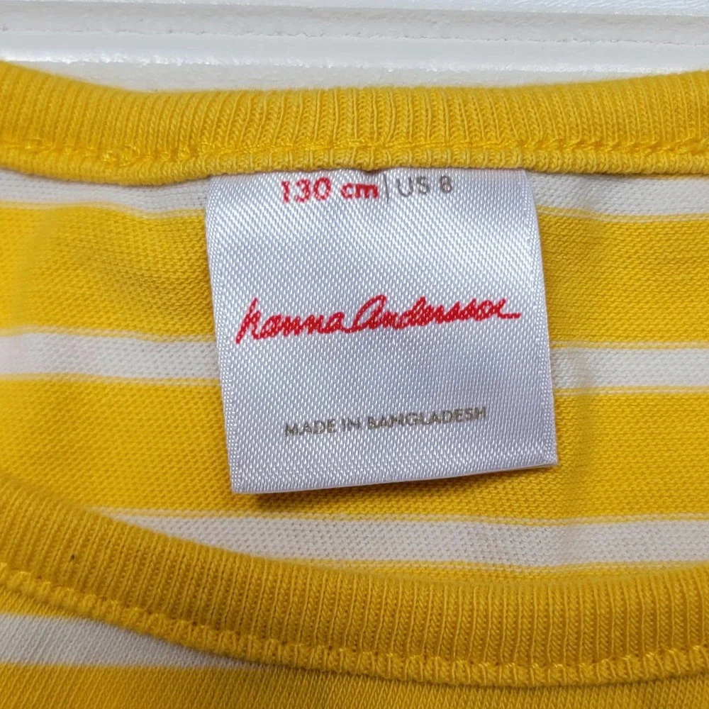 Hanna Andersson Floral and Stripe Pocket Dress - Picture 2 of 6